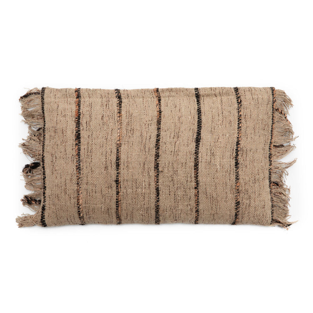 Bazar Bizar Housse de Coussin De Oh My Gee - Beige Noir - 30x50