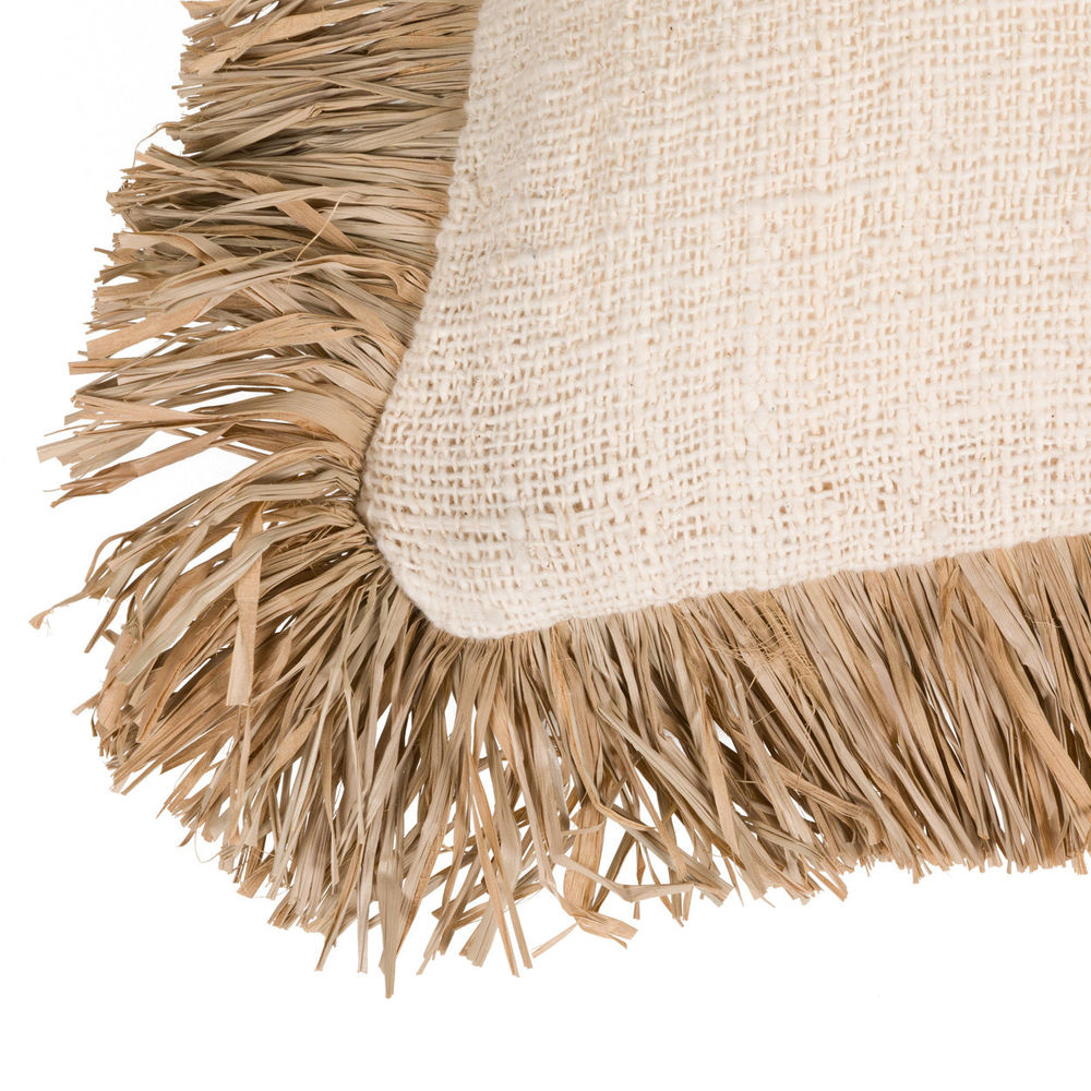 Housse de Coussin Bazar Bizar De Saint Tropez-Blanc Naturel - 60x60