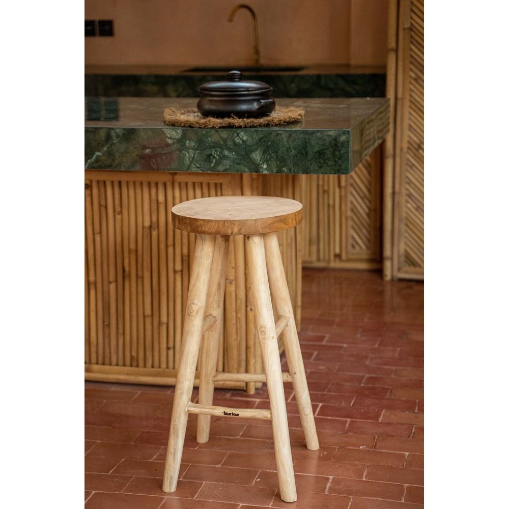 Tabouret de bar Bazar Bizarre The Kedut-Naturel