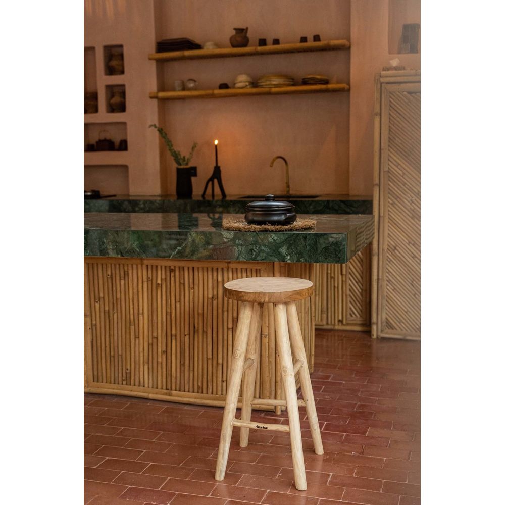 Tabouret de bar Bazar Bizarre The Kedut-Naturel