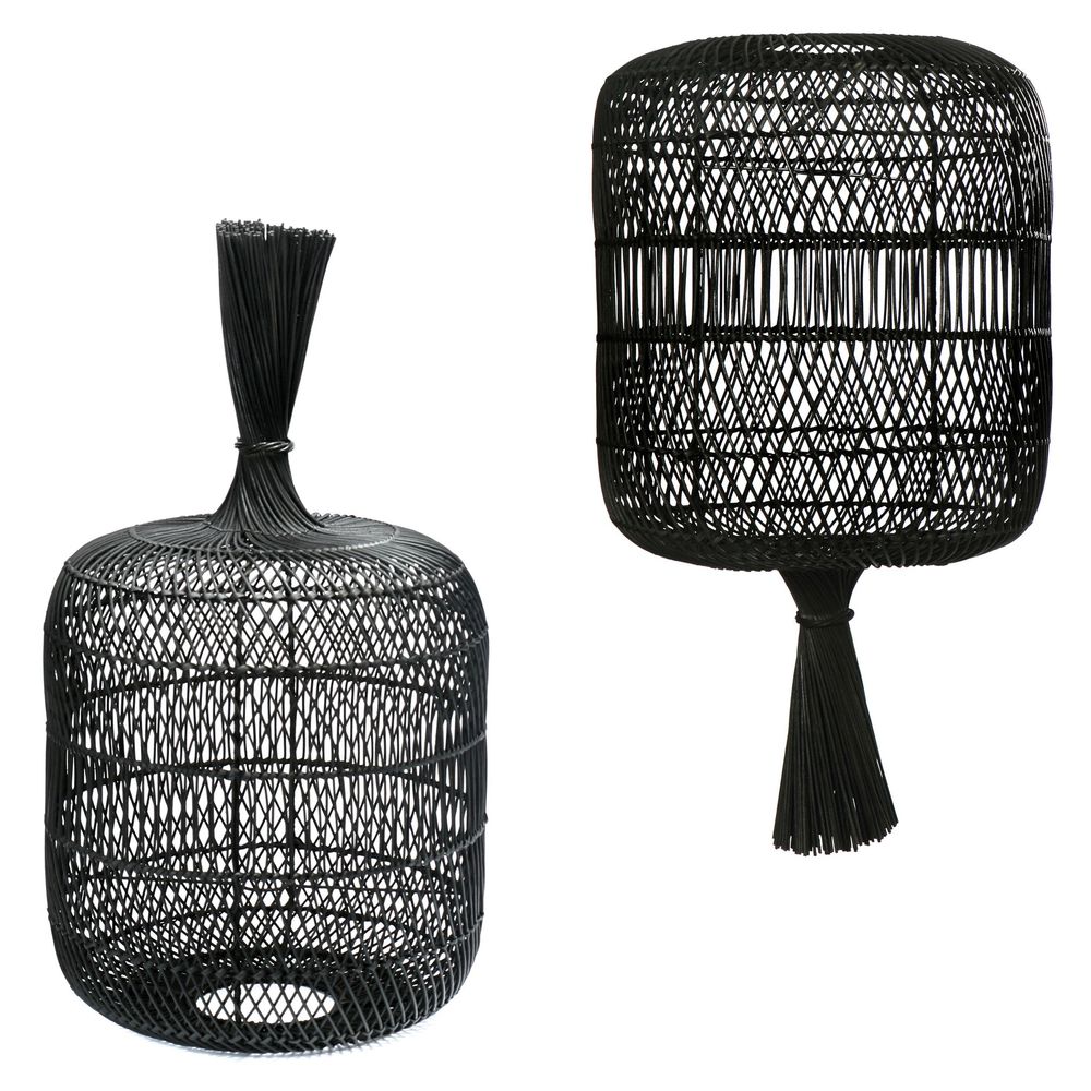 Bazar Bizar The Dumpling Floor Lamp - Pendant - Black - L