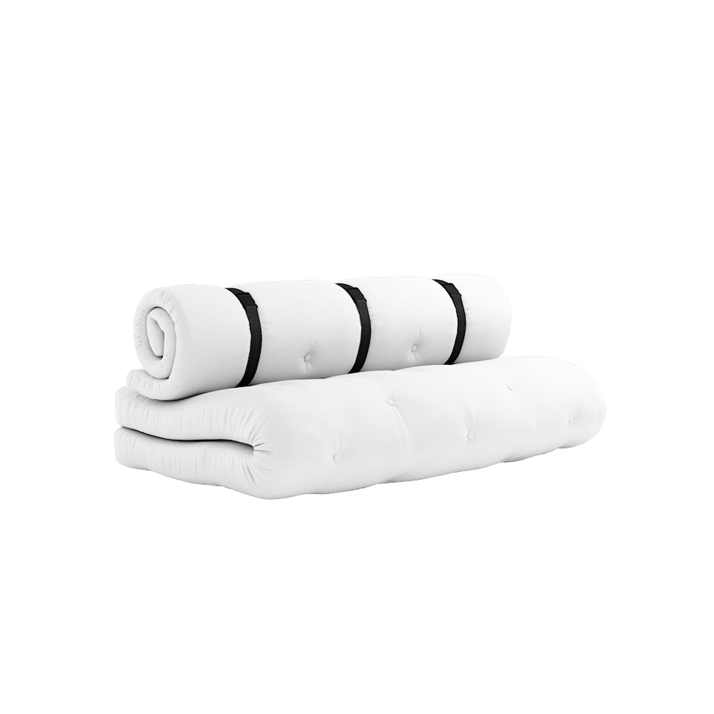 Karup Design CANAPÉ BOUCLE EXTÉRIEUR BLANC W. CEINTURE EN NYLON NOIR 3