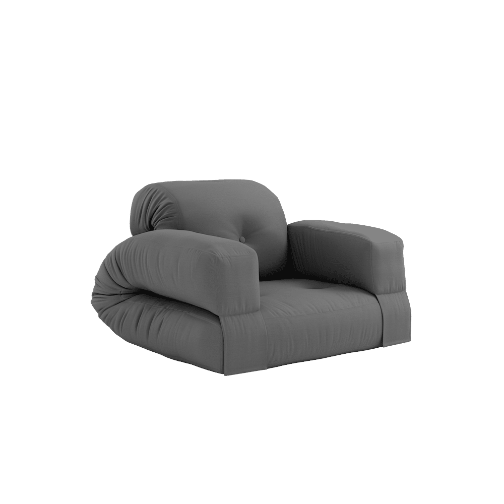 Karup Design FAUTEUIL HIPPO EXTÉRIEUR GRIS FONCÉ