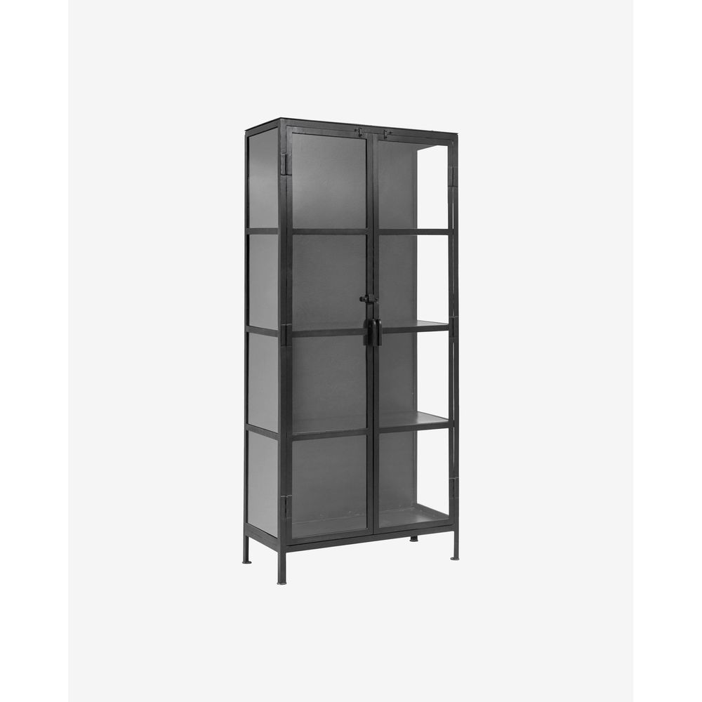 Armoire Nordal A/S PHOENIX noire, 2 portes, petite