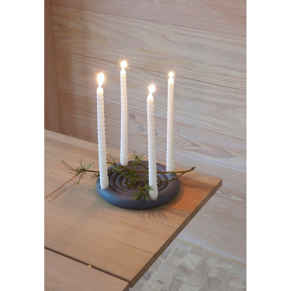 OYOY LIVING Savi Adviento candelabro-Azul medianoche