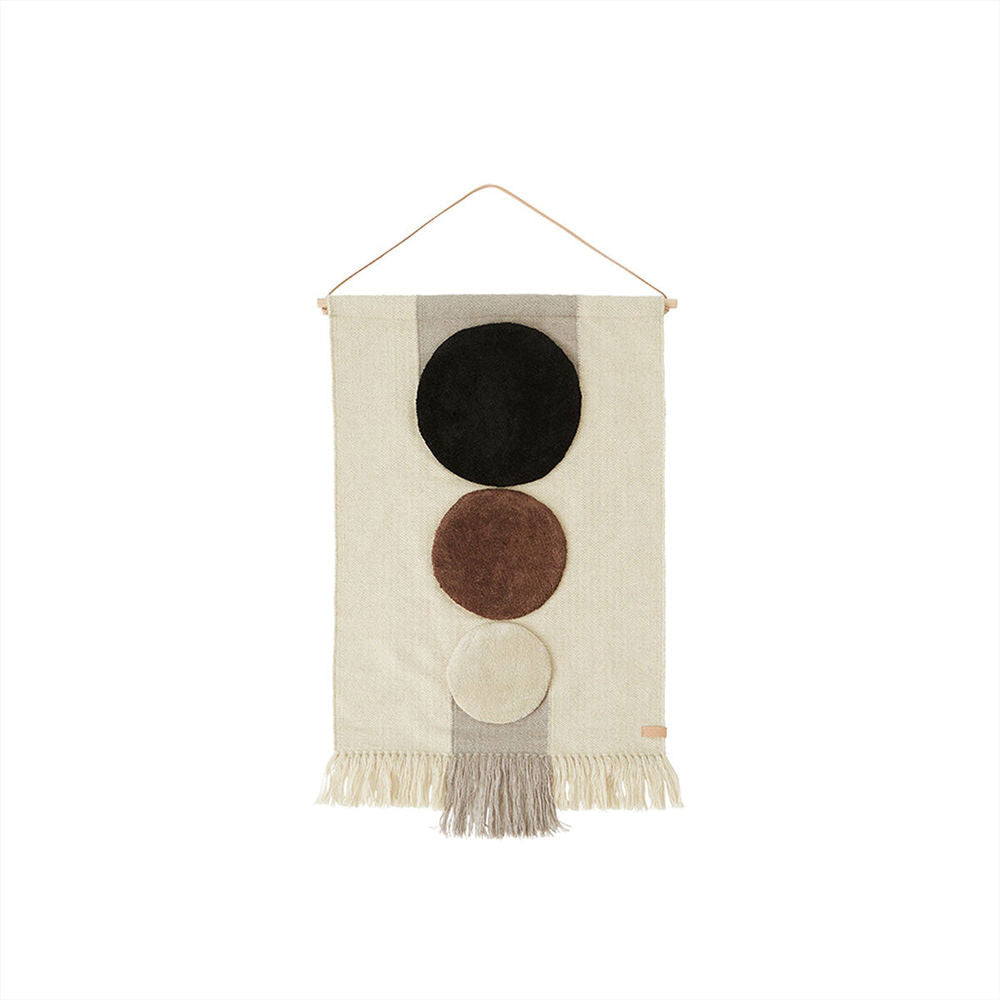 OYOY LIVING Maru Alfombra-Brown/Offwhite