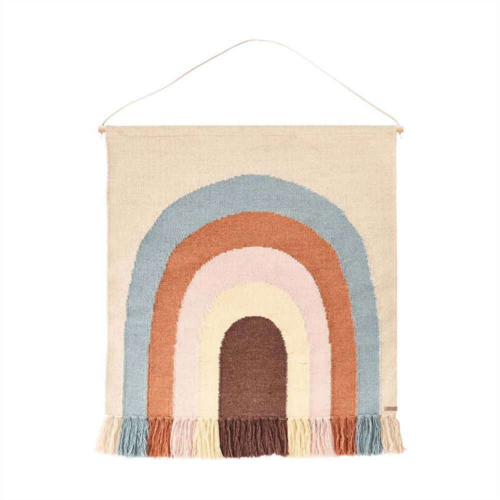 OYOY MINI Follow The Rainbow Wall Rug - Multi