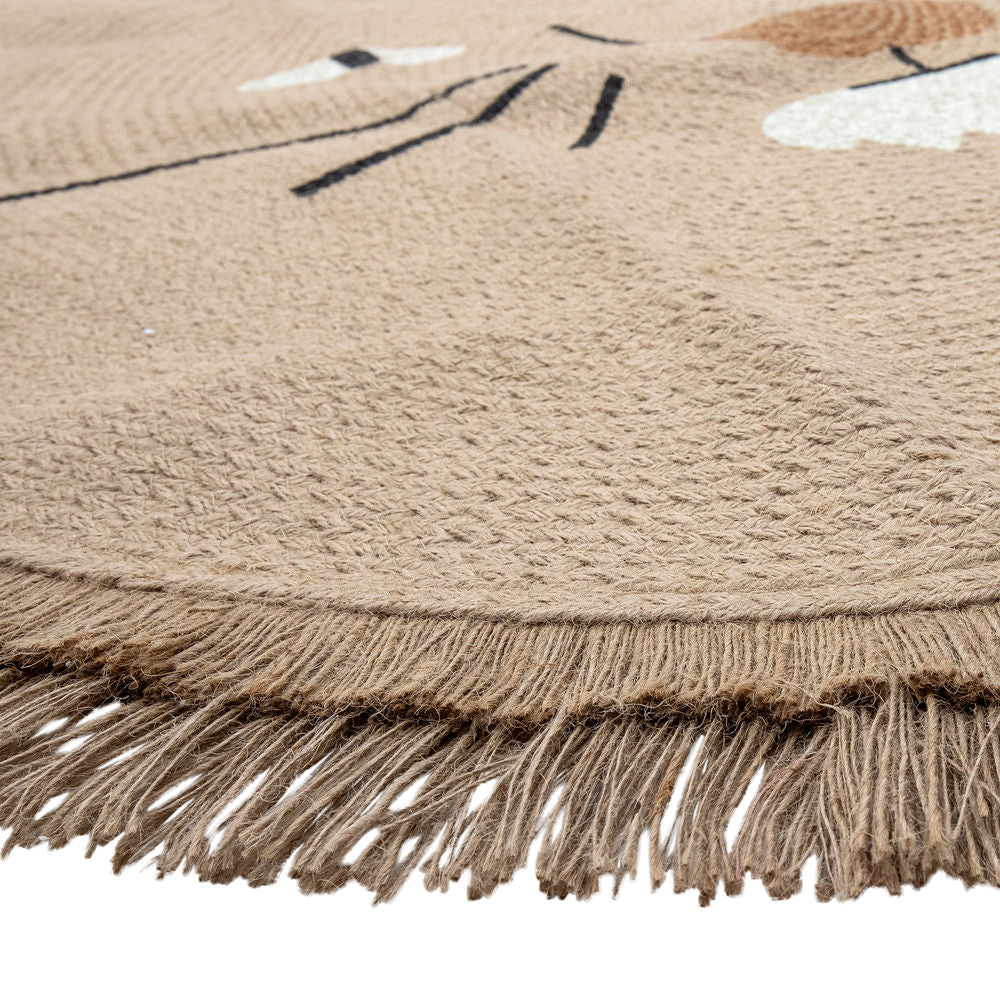 Bloomingville MINI Harrison Vloerkleed, Natuur, Jute