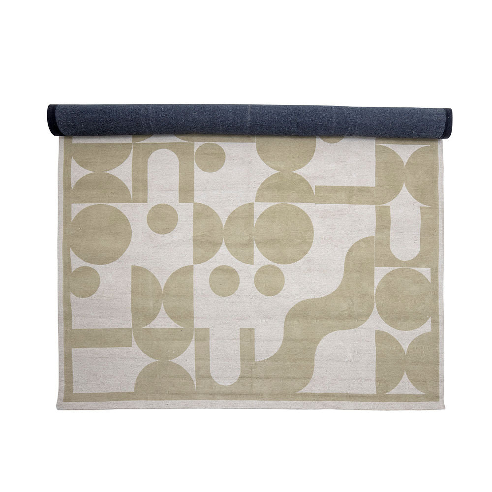 Bloomingville Tapis Beo, Vert, Coton