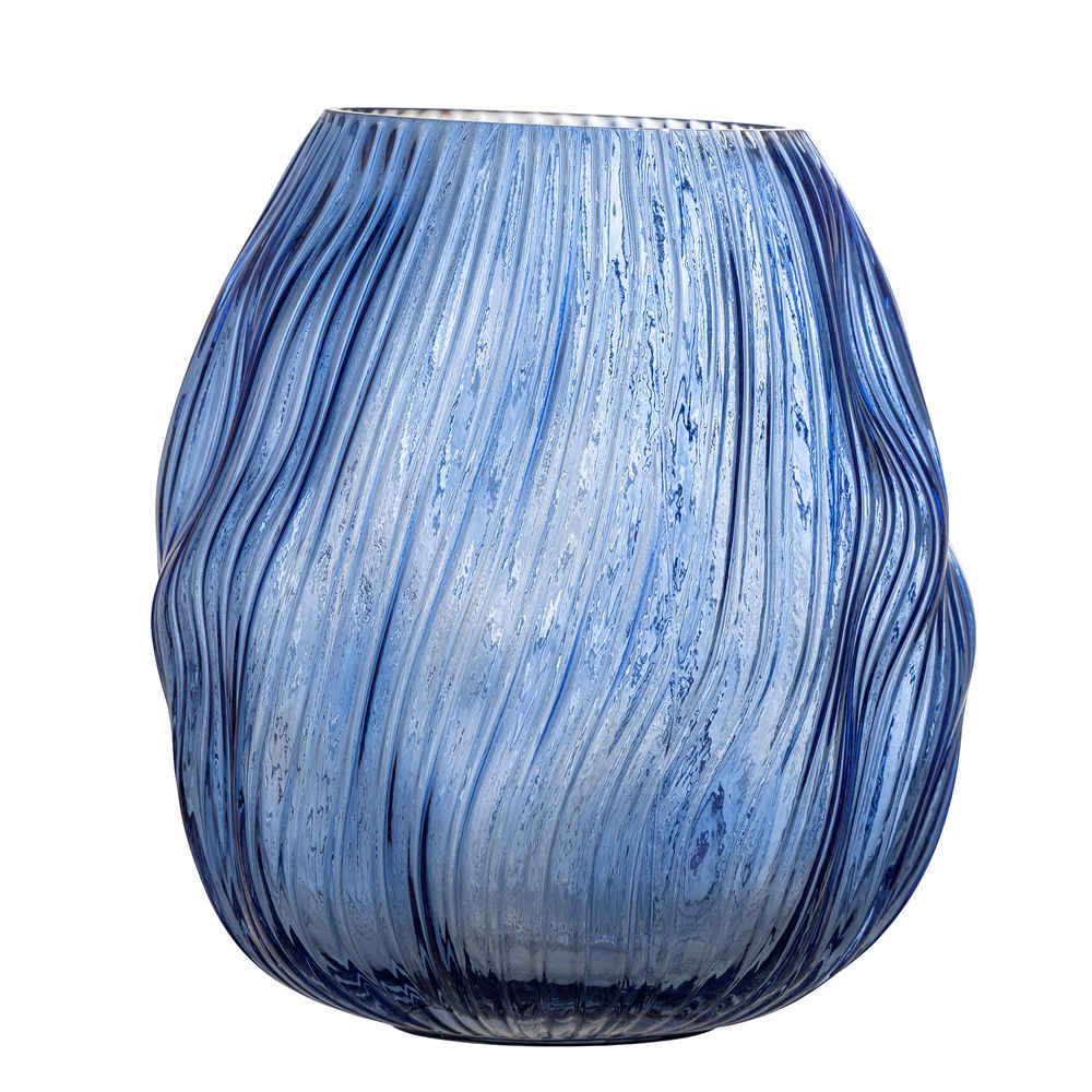 Creative Collection Leyla Vase, Bleu, Verre