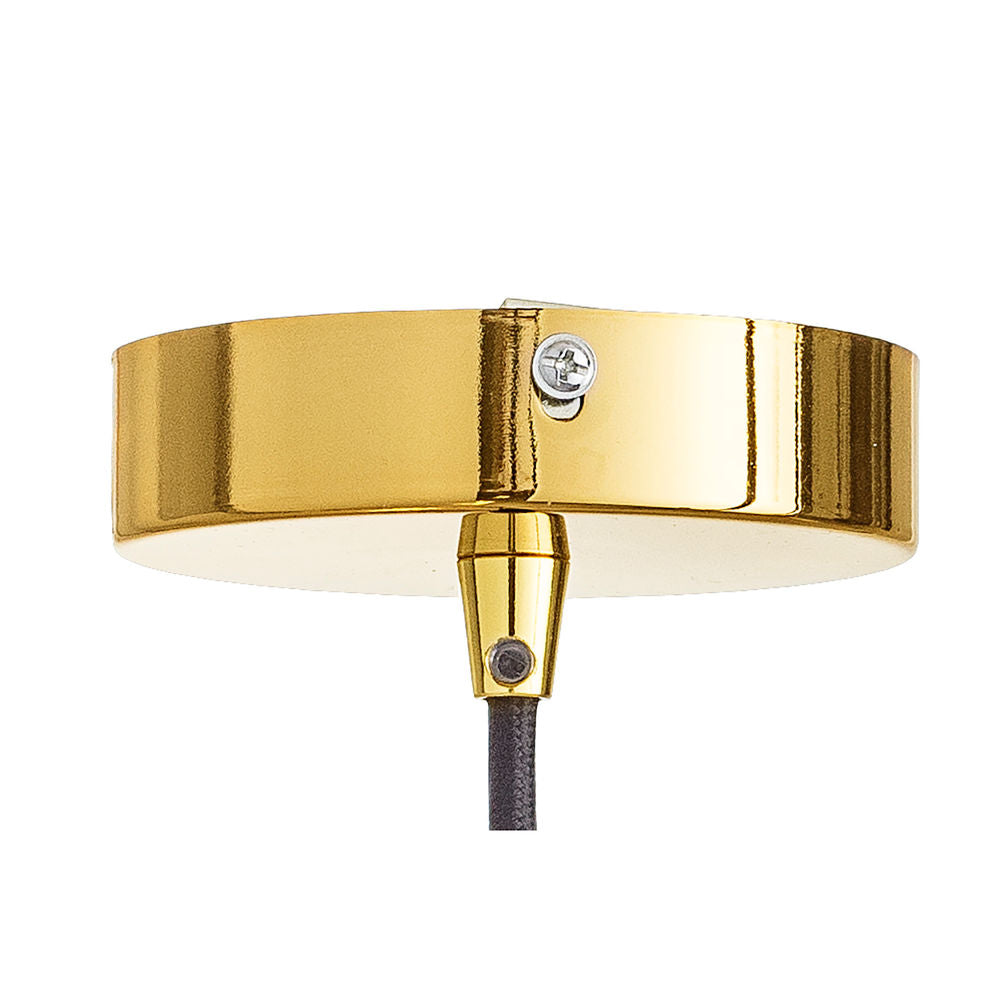 Bloomingville Adar Hanglamp, Bruin, Glas