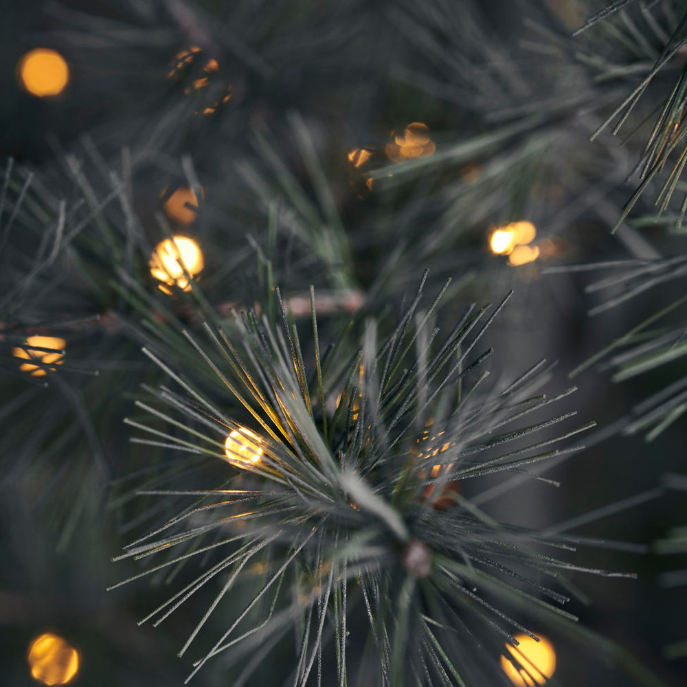 Hausarzt Weihnachts baum mit LED-Leuchten, Natur