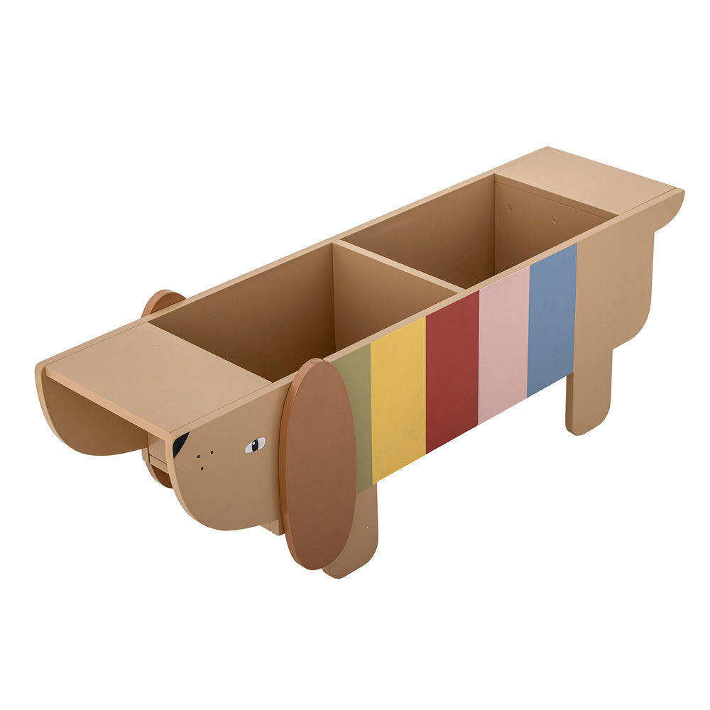 Bloomingville MINI Charlie Book Standard, Marron, MDF