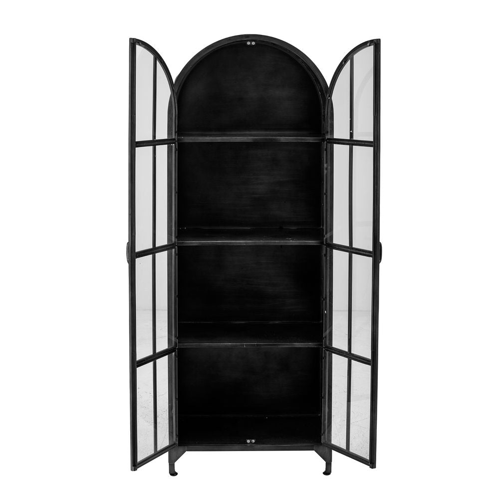 Bloomingville Armoire Papole, Noir, Métal