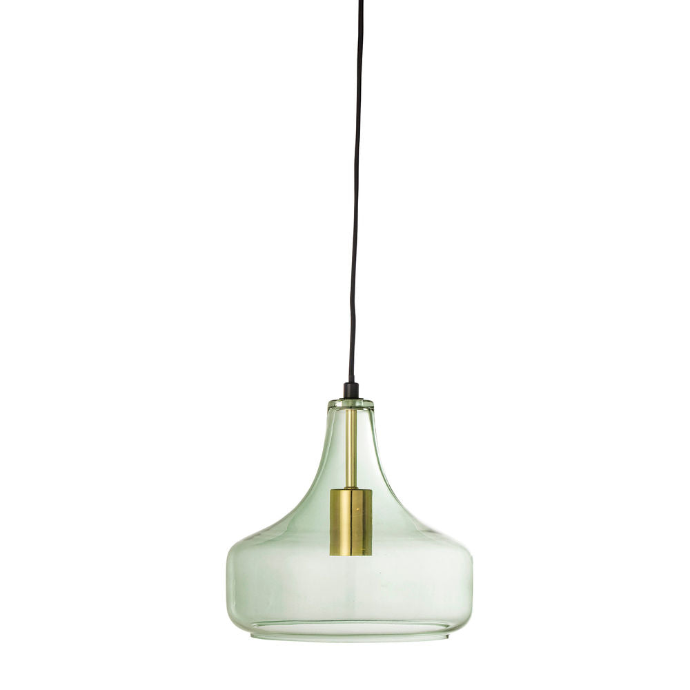 Bloomingville Lampe Suspendue Yuser, Vert, Verre