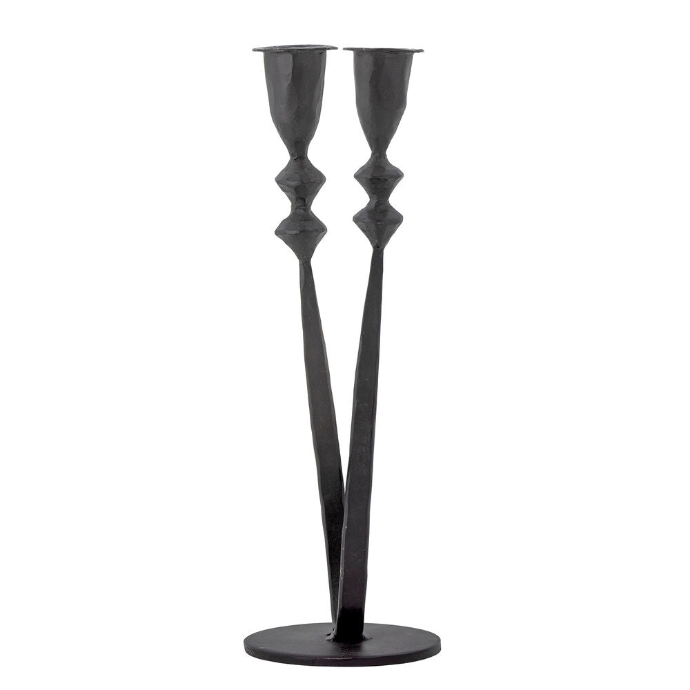 Creative Collection Candelero Penilla, Negro, Metal