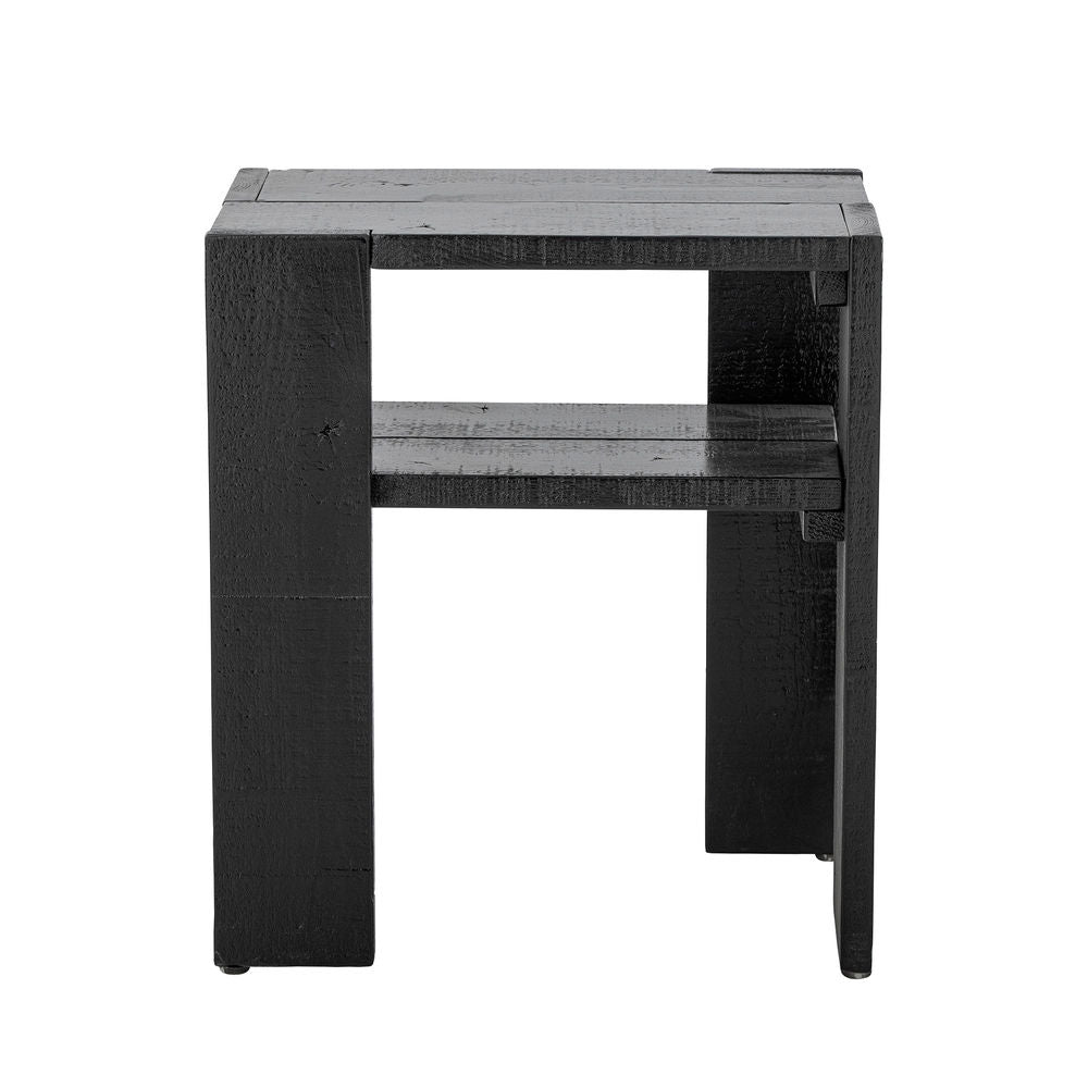 Creative Collection Table d'appoint Emillio, Noir, Pin