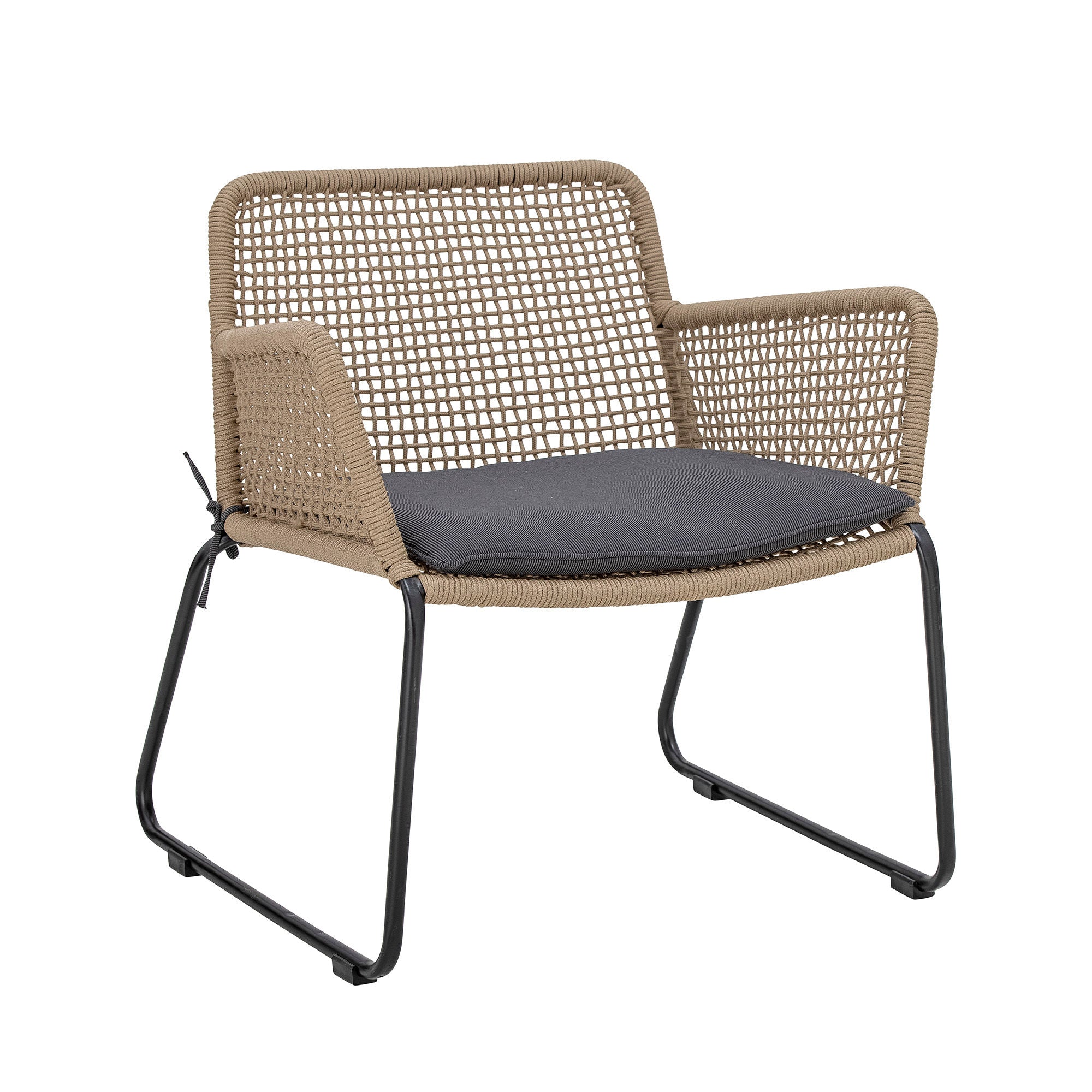 Bloomingville Mundo Chair, Marron, Métal