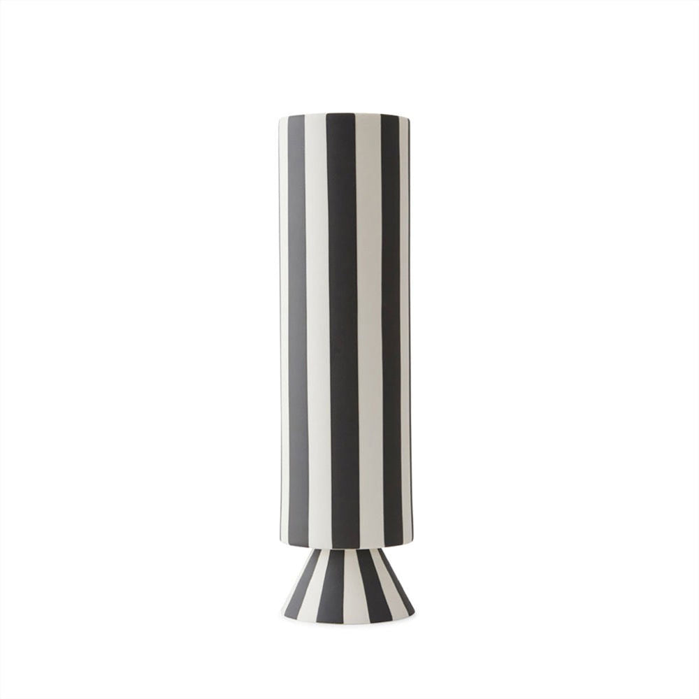 OYOY LIVING Toppu Vase-Haut-Blanc