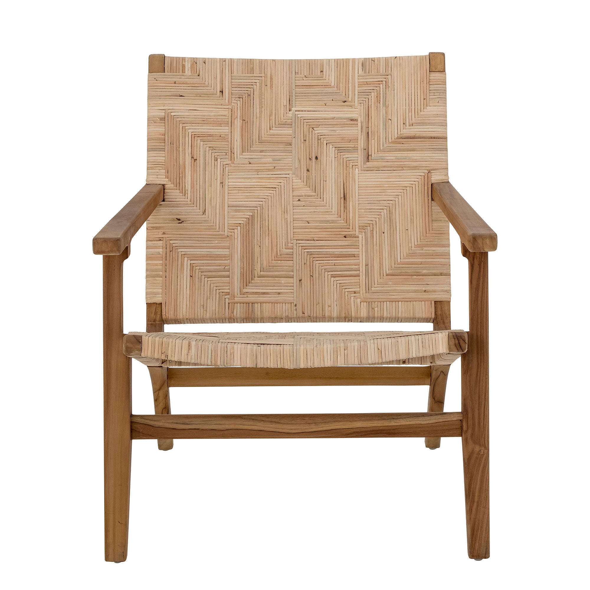 Creative Collection Mills Loungestoel, Bruin, Rotan