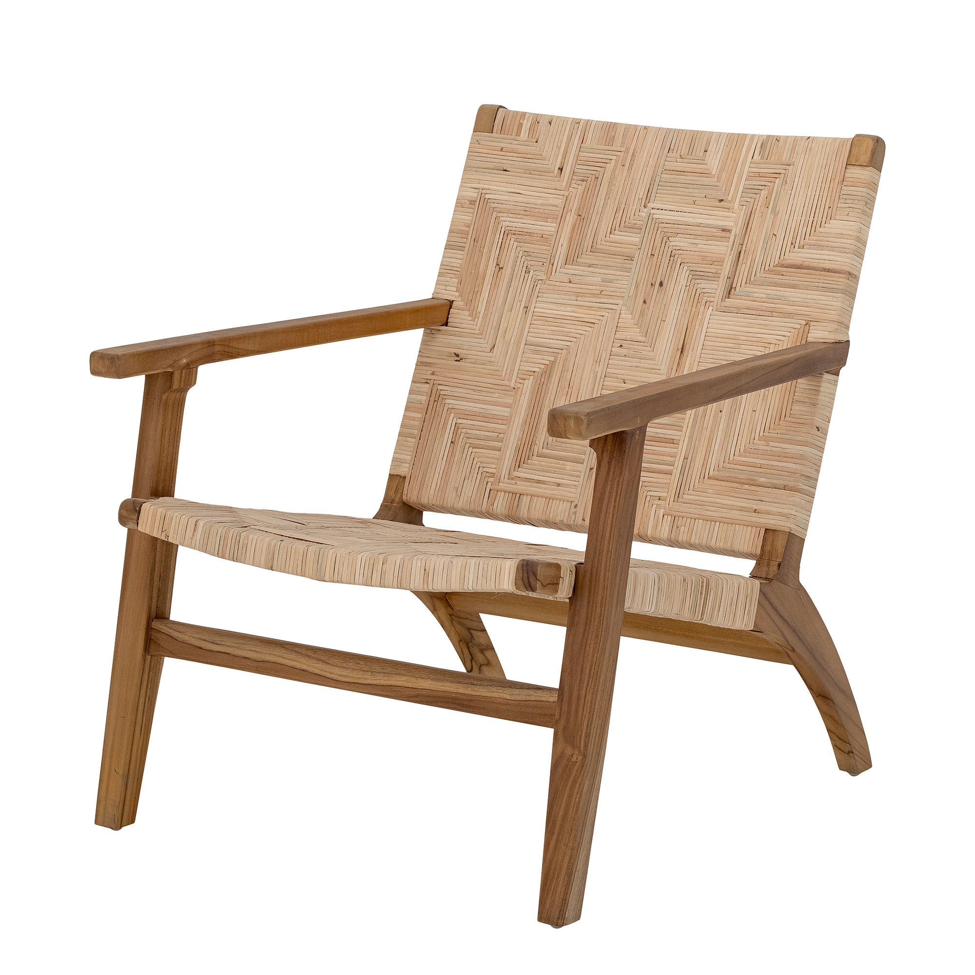 Creative Collection Mills Loungestoel, Bruin, Rotan