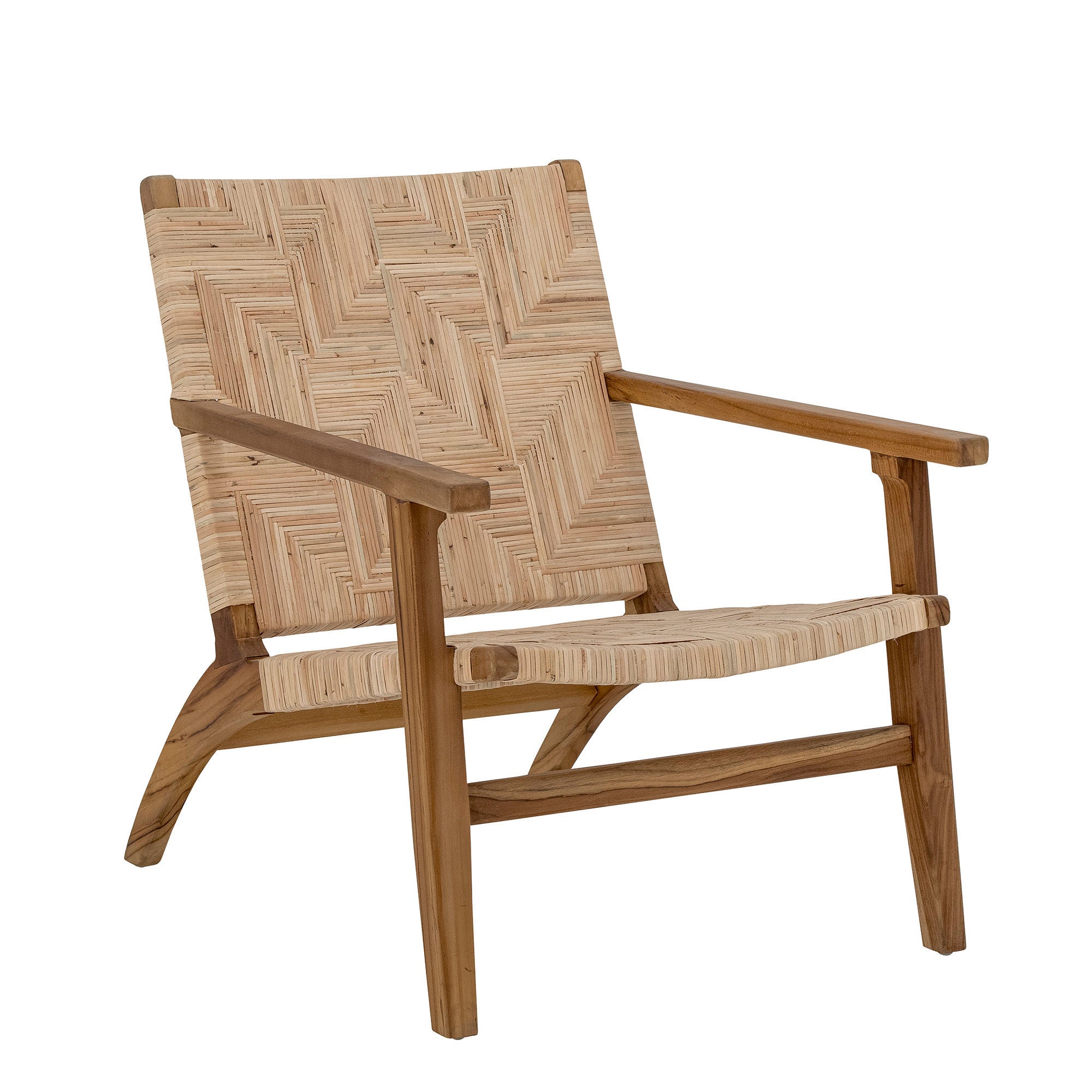 Creative Collection Mills Loungestoel, Bruin, Rotan