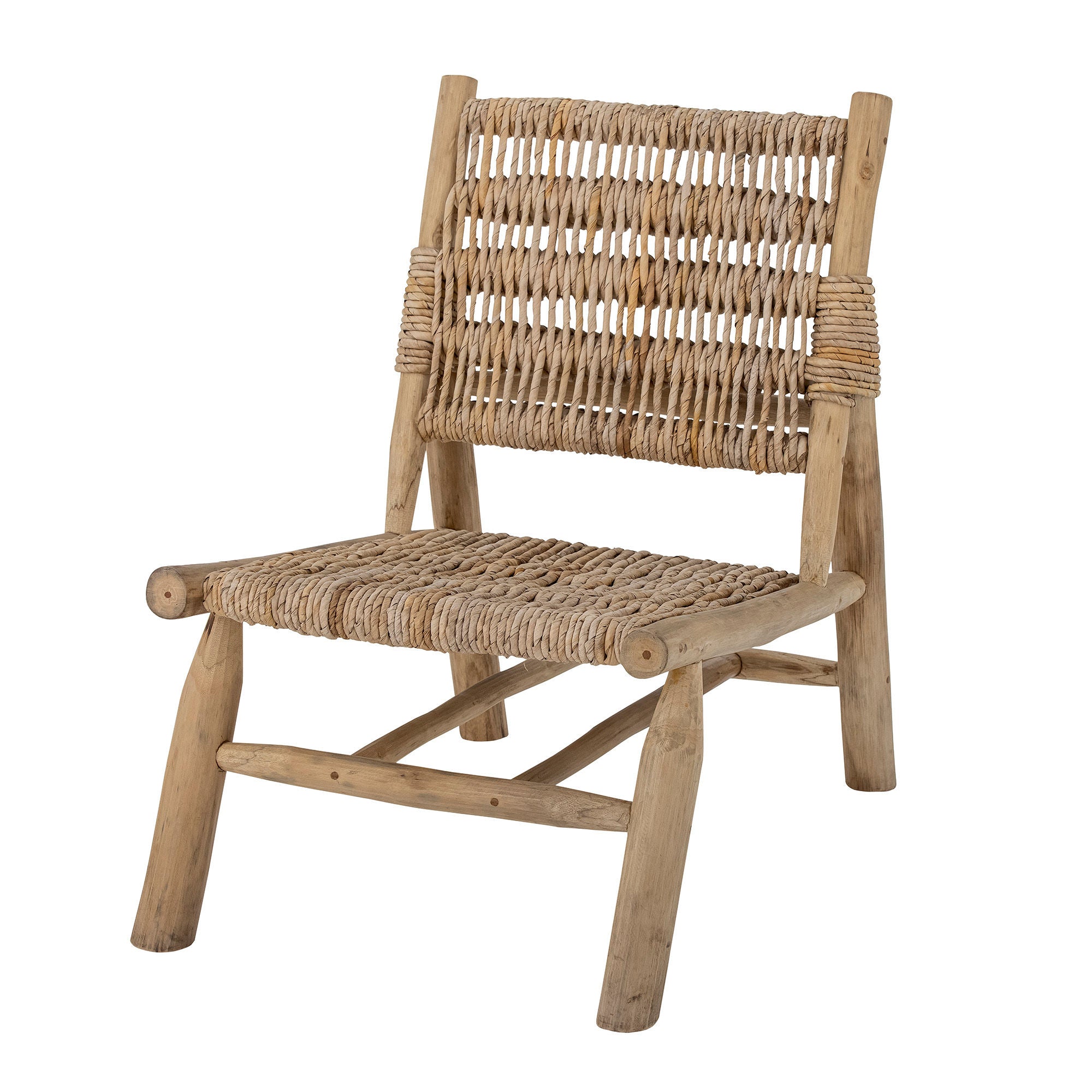 Bloomingville Chaise Ruthy, Naturel, Bois de teck