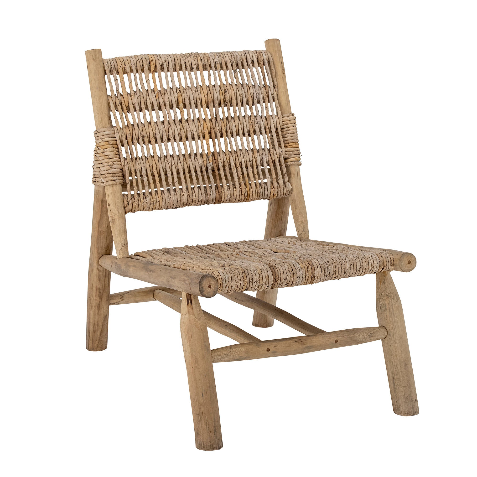 Bloomingville Chaise Ruthy, Naturel, Bois de teck