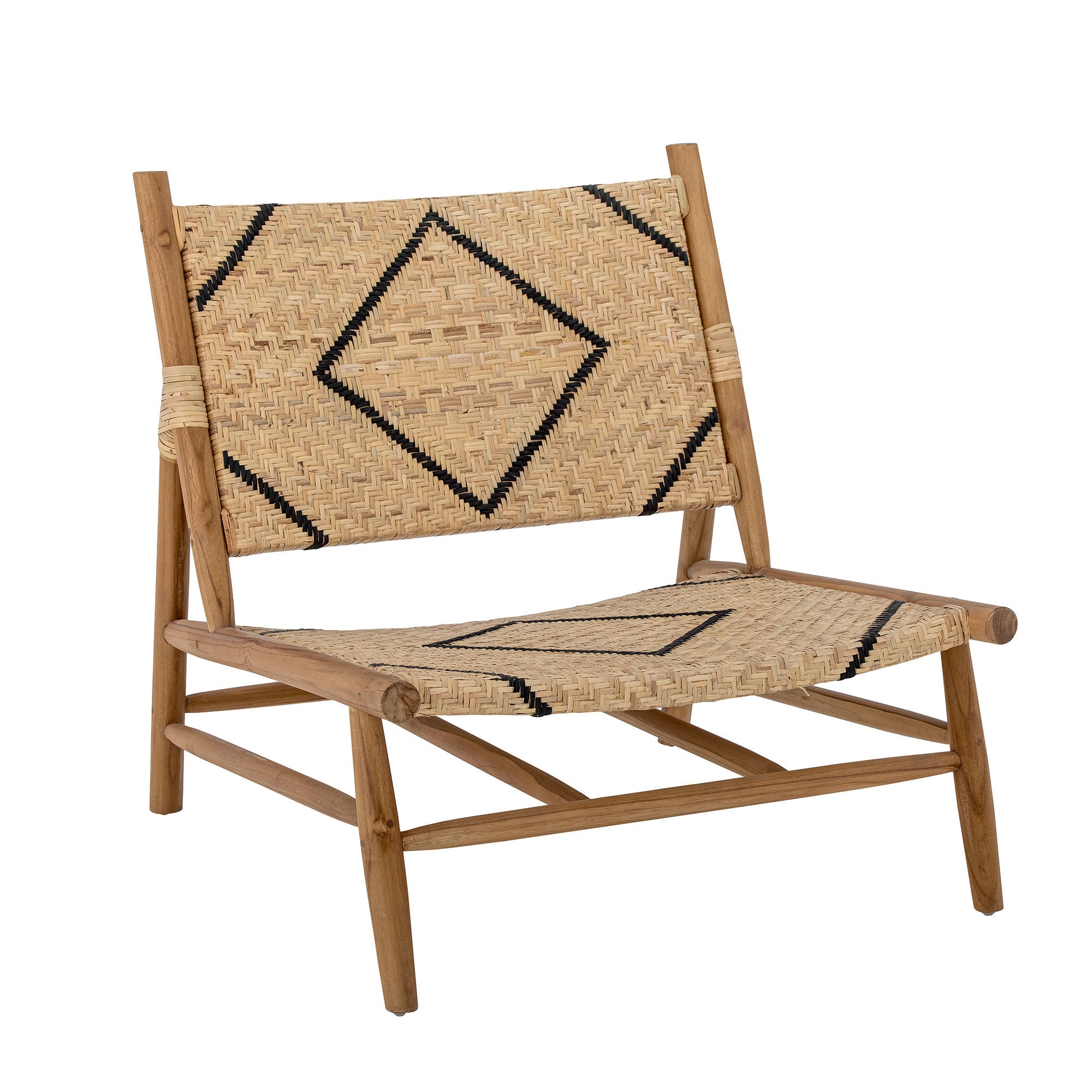 Creative Collection Lennox Loungestoel, Natuur, Teakhout