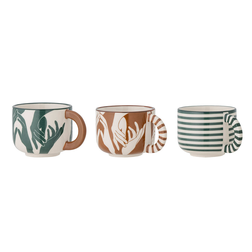 Bloomingville Carim Cup, Verde, Gres