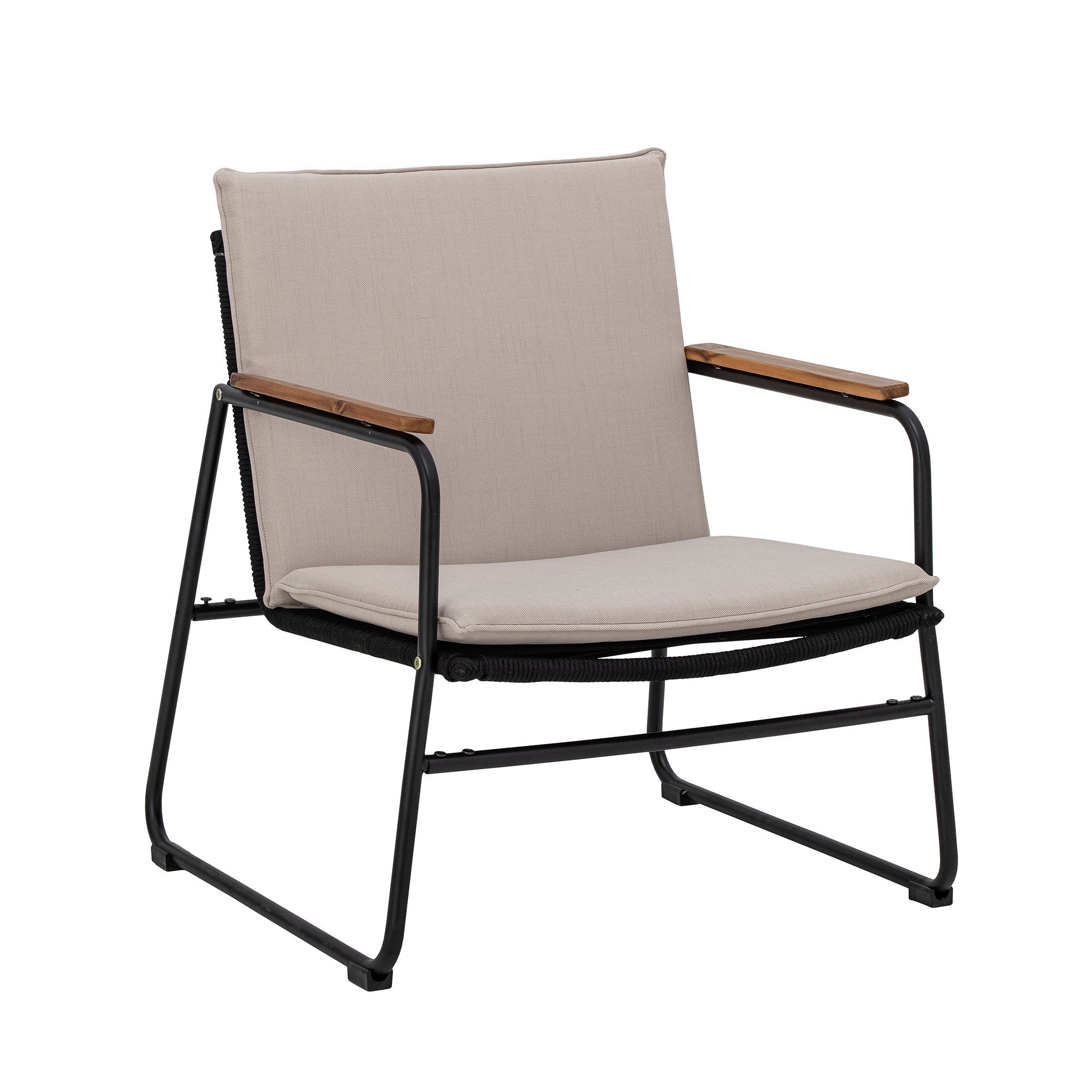 Bloomingville Hampton Chair, Noir, Métal