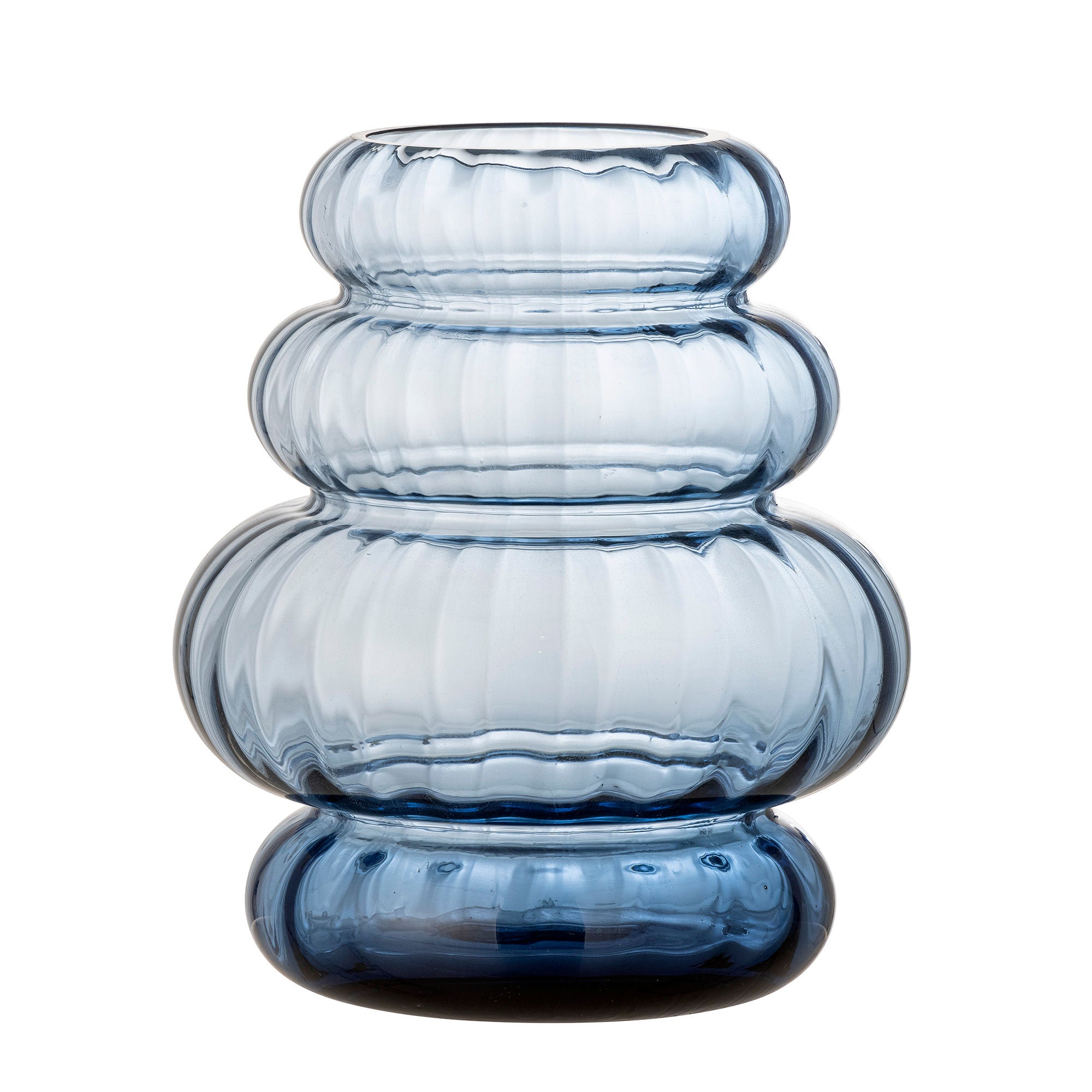 Blooming ville Bing Vase, Blau, Glas