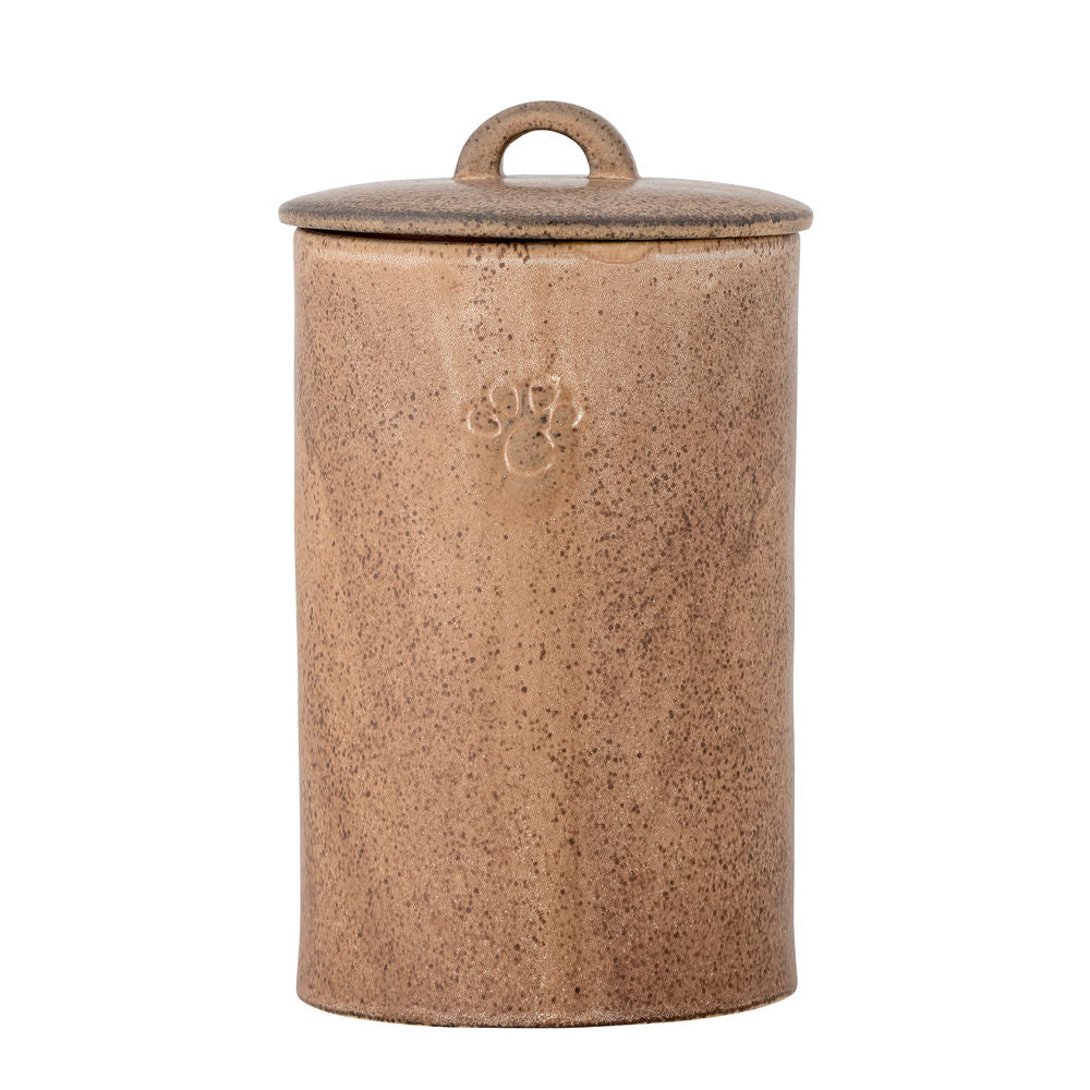 Blooming ville Buddy Jar mit Deckel, Braun, Stone wear