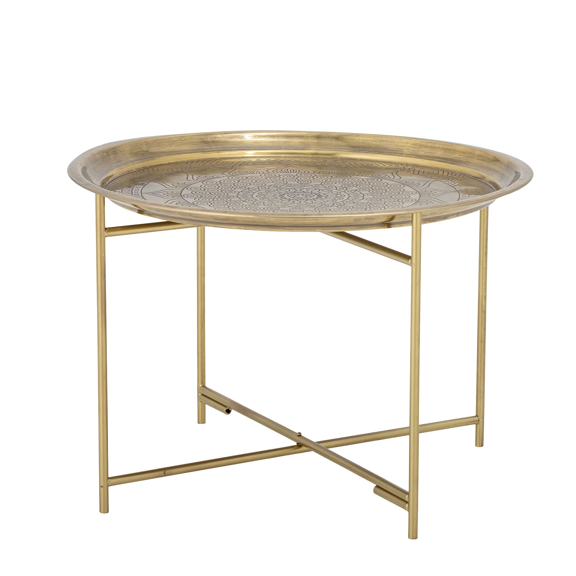 Bloomingville Table plateau Dalia, Laiton, Fer