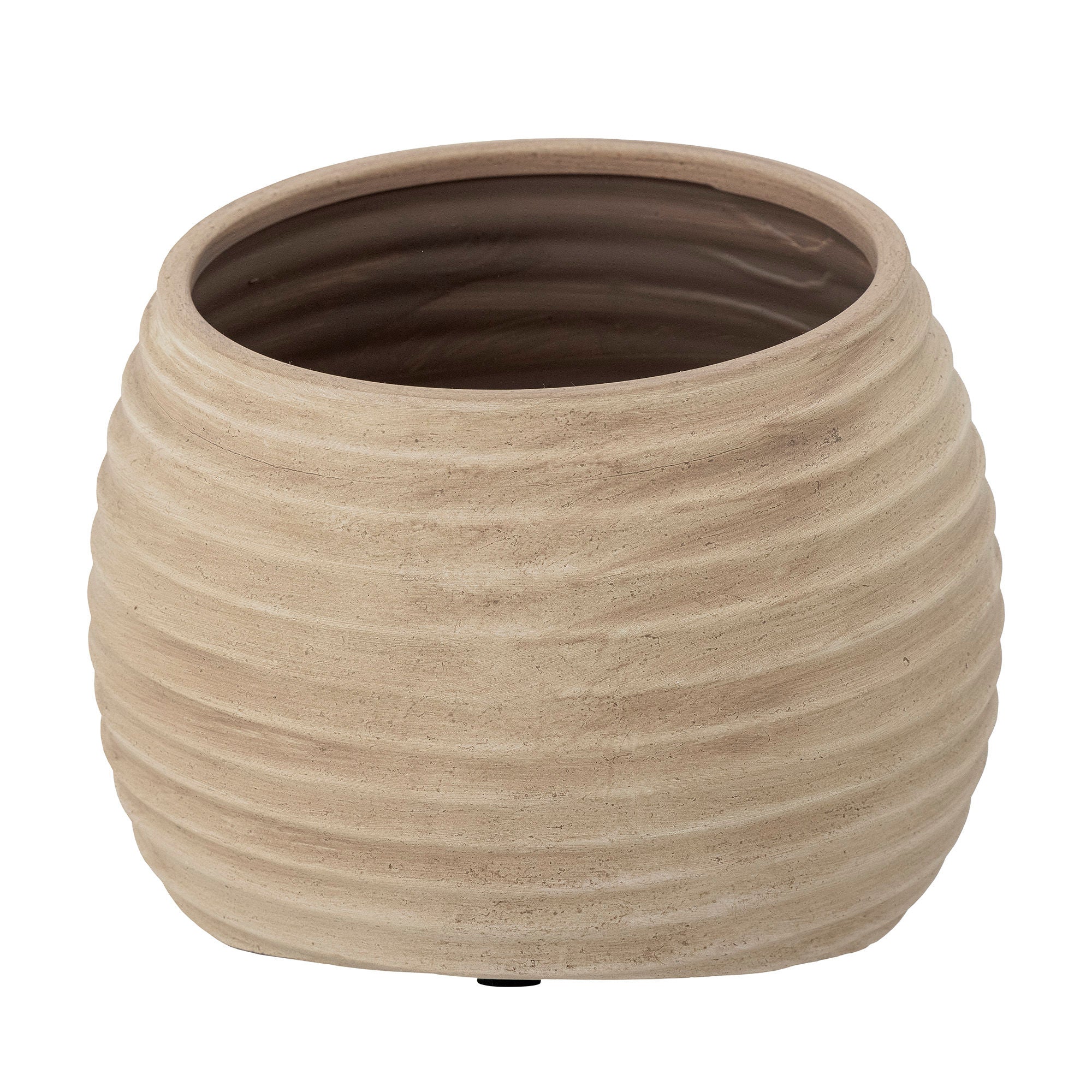 Bloomingville Cimmy Deco Bloempot, Bruin, Terracotta