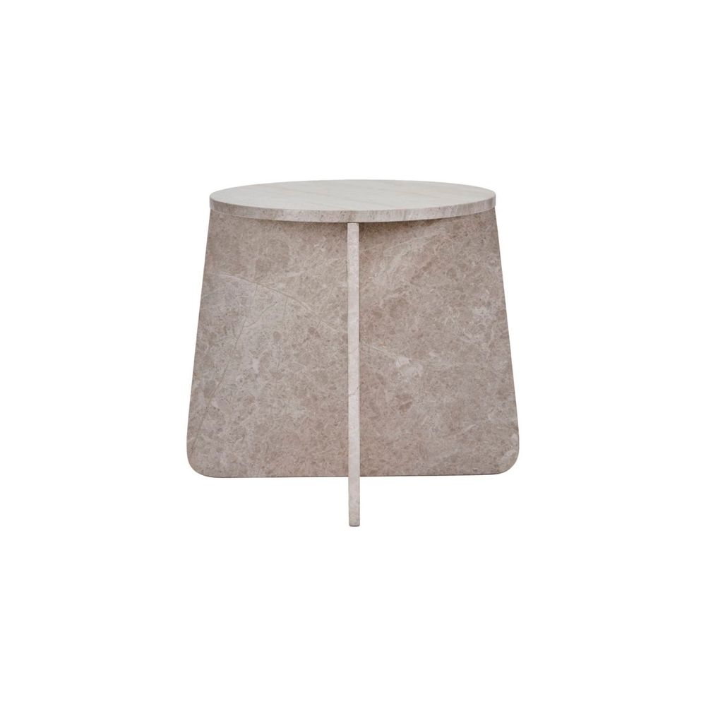 House Doctor Table d'appoint, Marb, Beige