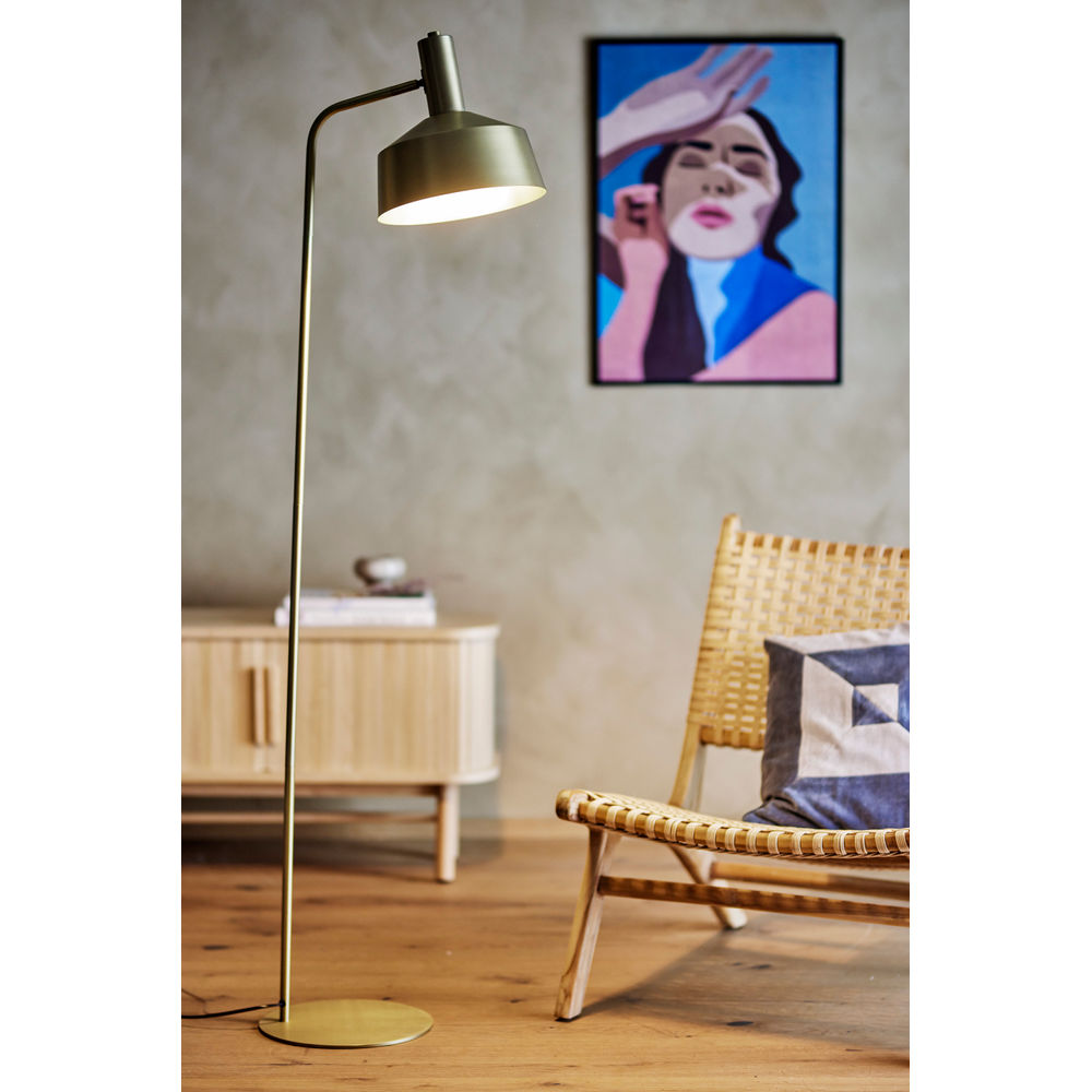 Bloomingville Lissa Vloerlamp, Messing, Metaal